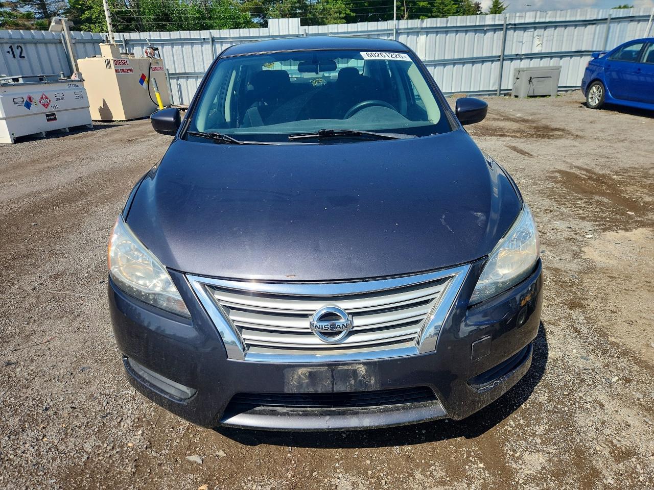 2015 Nissan Sentra S Gray vin: 3N1AB7AP9FL655064