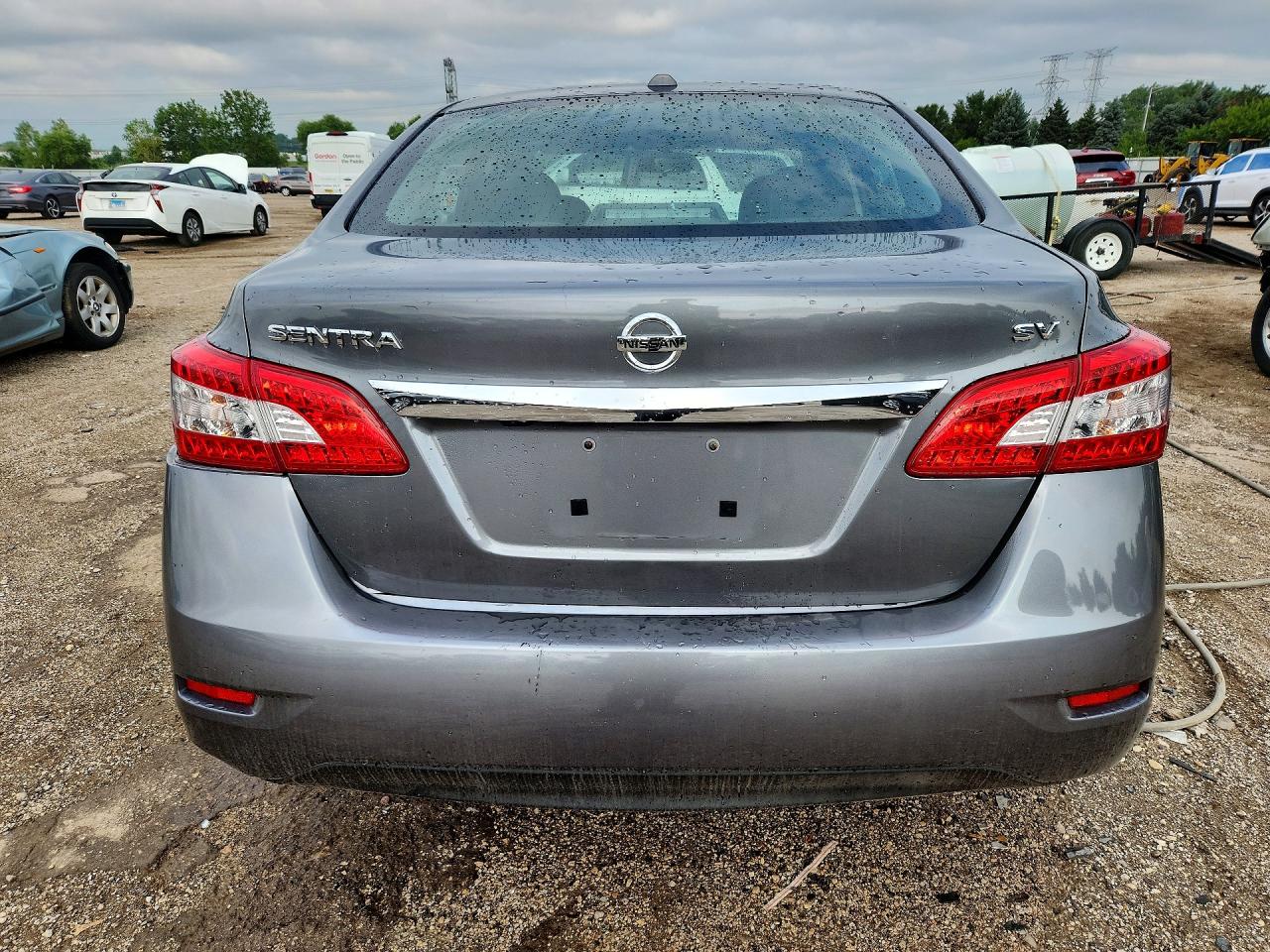 2015 Nissan Sentra Sv Gray vin: 3N1AB7AP9FL661320