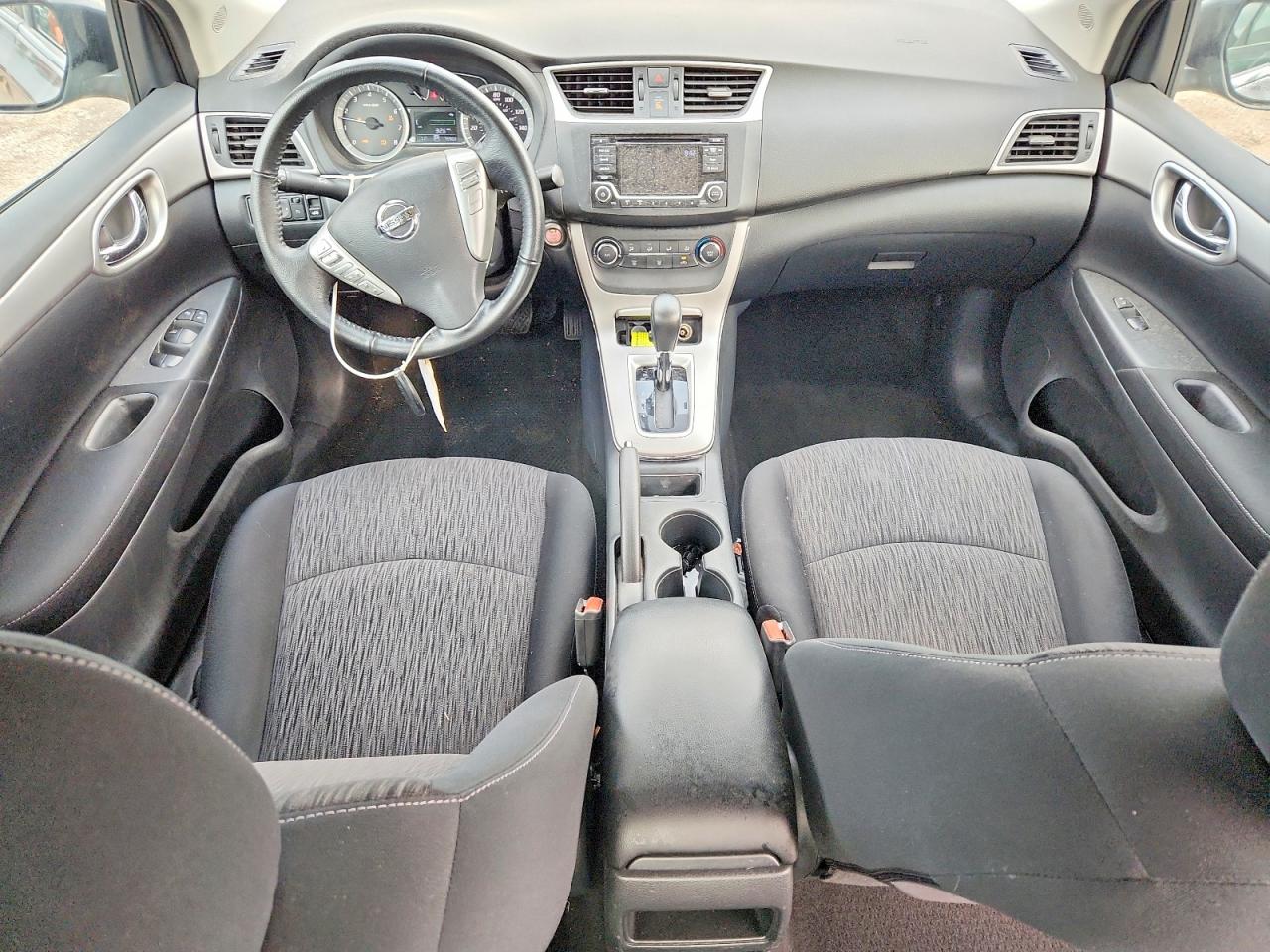 2015 Nissan Sentra Sv Gray vin: 3N1AB7AP9FL661320
