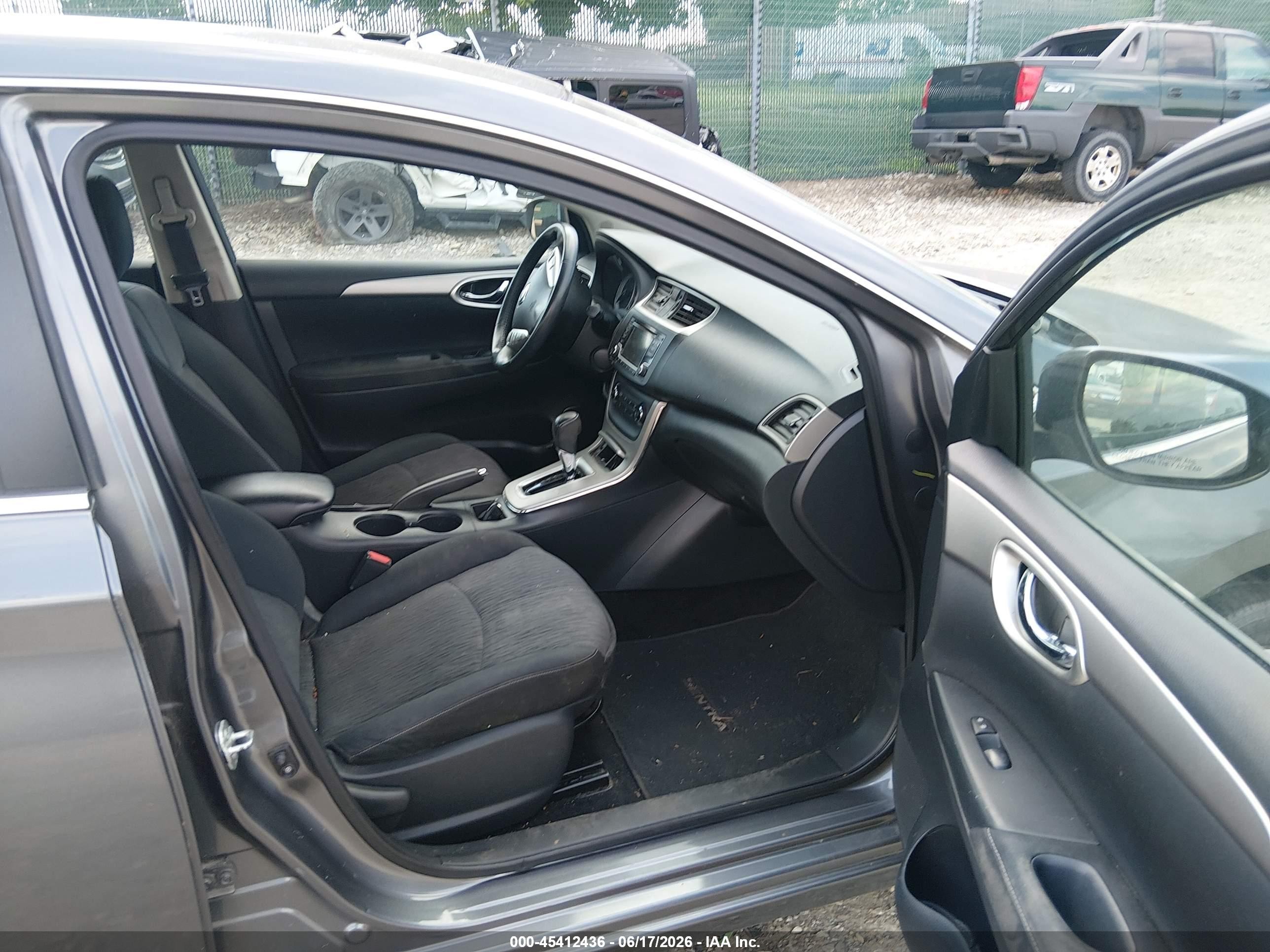 2015 Nissan Sentra Fe+ S/s/sl/sr/sv Серый vin: 3N1AB7AP9FL662824