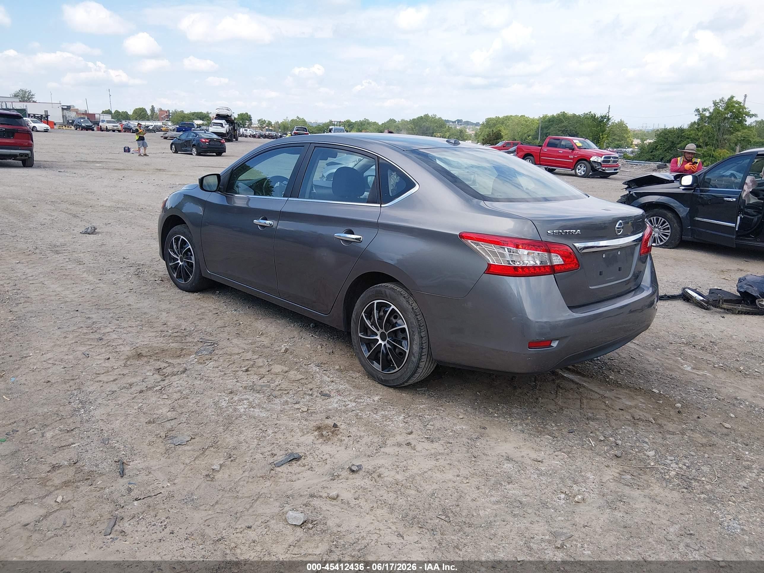 2015 Nissan Sentra Fe+ S/s/sl/sr/sv Серый vin: 3N1AB7AP9FL662824