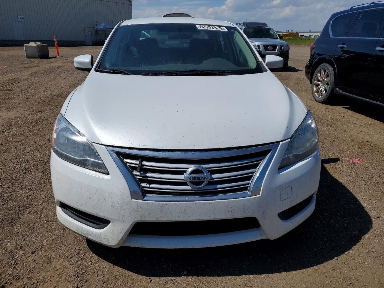 2015 Nissan Sentra S White vin: 3N1AB7AP9FL664136