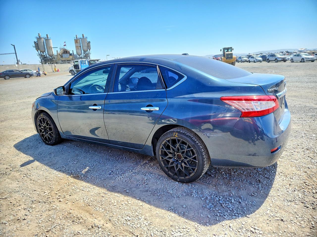 2015 Nissan Sentra Sv Синий vin: 3N1AB7AP9FL674522