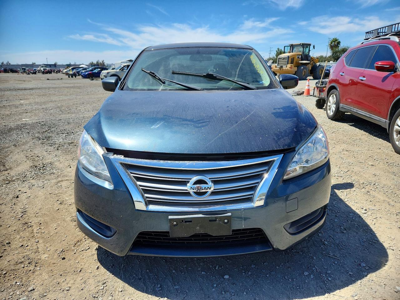 2015 Nissan Sentra Sv Синий vin: 3N1AB7AP9FL674522