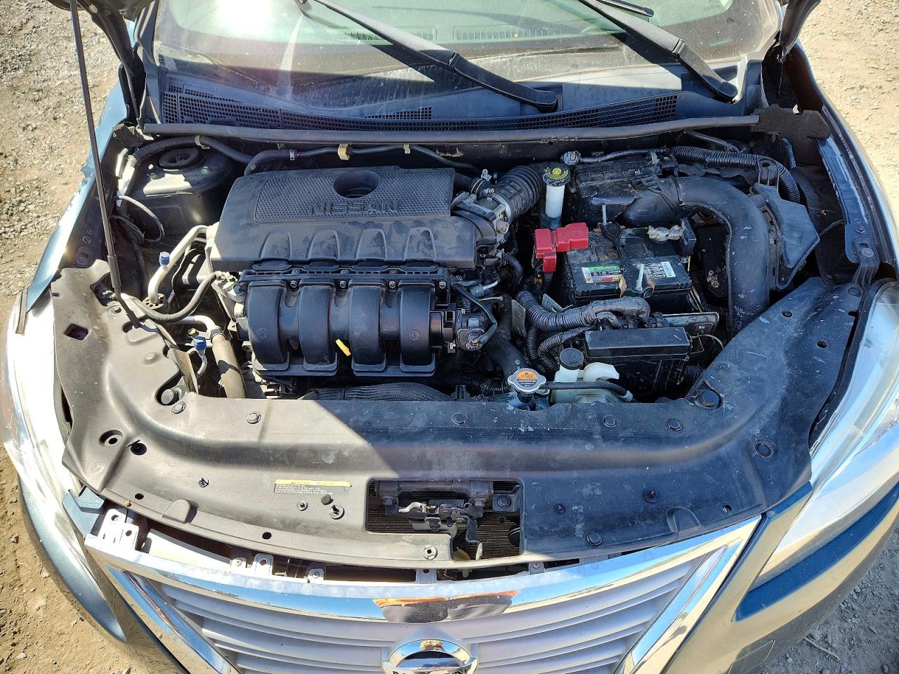 2015 Nissan Sentra Sv Синий vin: 3N1AB7AP9FL674522