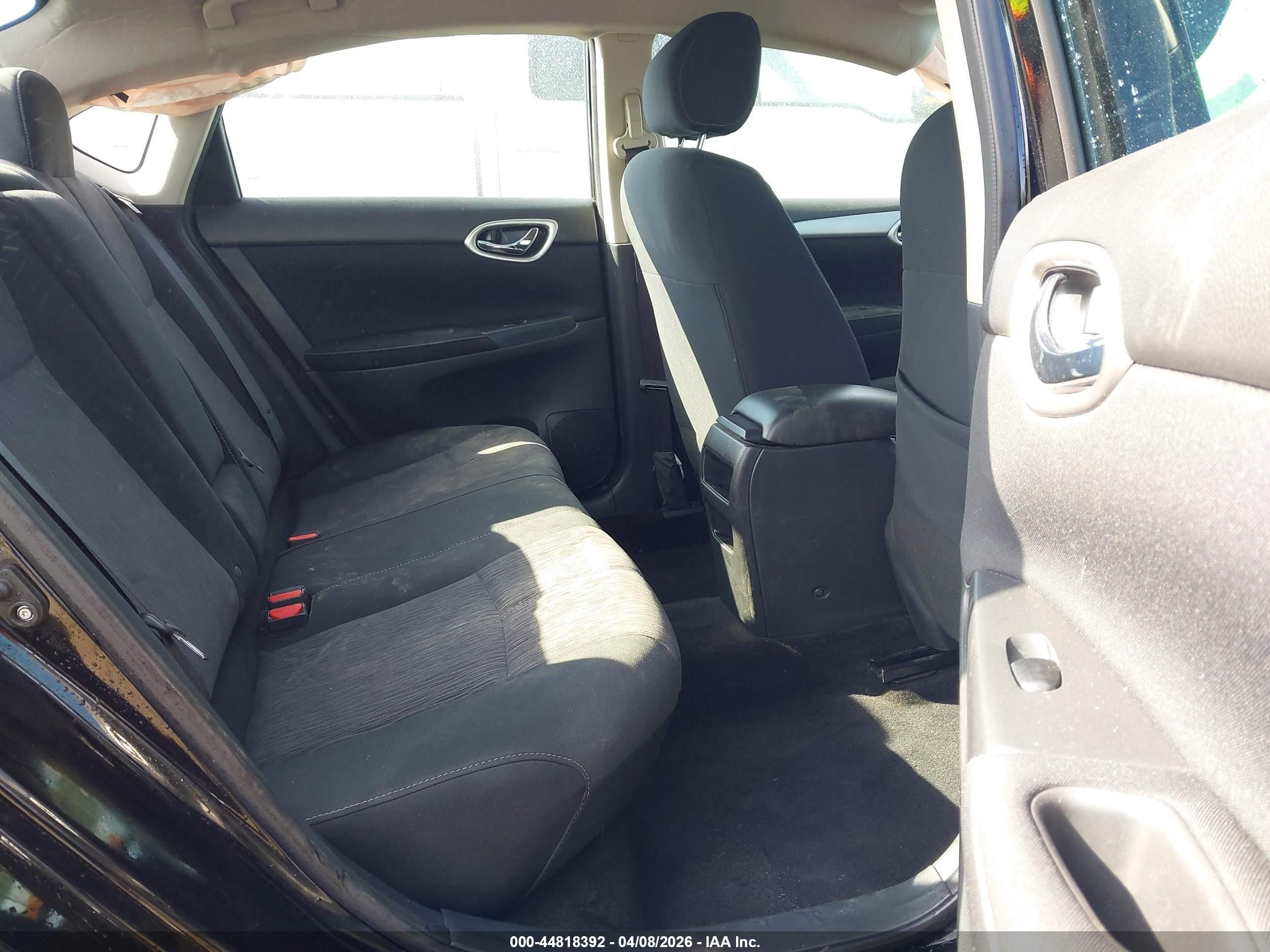 2015 Nissan Sentra Sv Black vin: 3N1AB7AP9FL676089