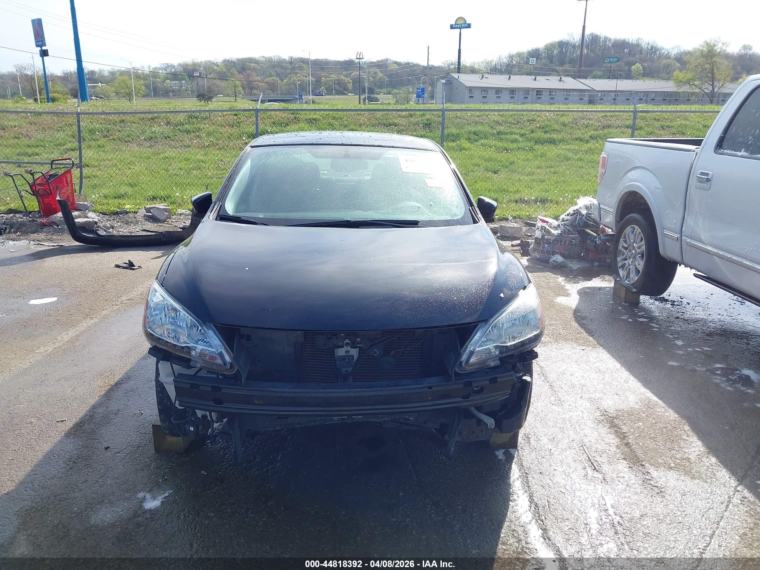 2015 Nissan Sentra Sv Black vin: 3N1AB7AP9FL676089