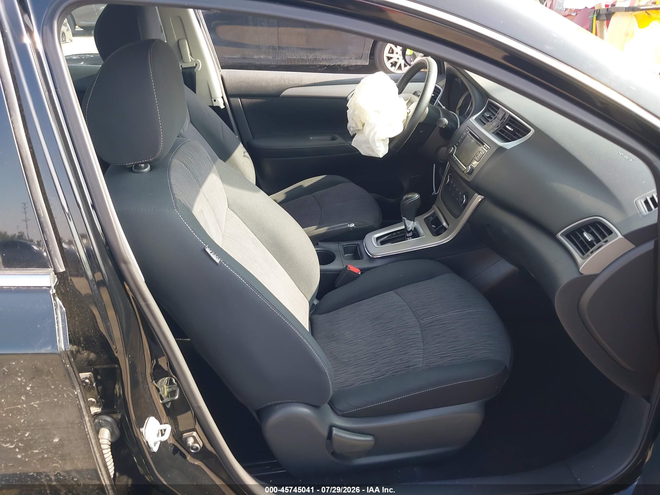 2015 Nissan Sentra Fe+ S/s/sl/sr/sv Black vin: 3N1AB7AP9FL680742