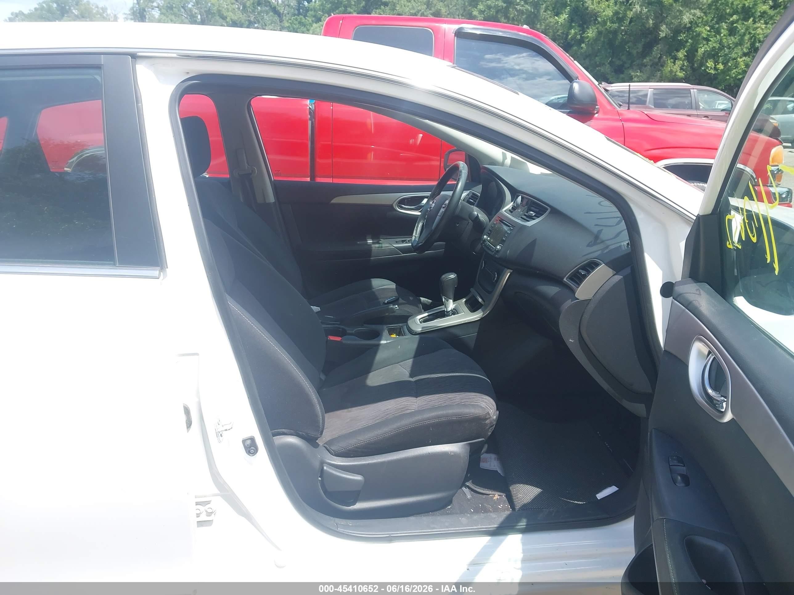 2015 Nissan Sentra Sv White vin: 3N1AB7AP9FL690137