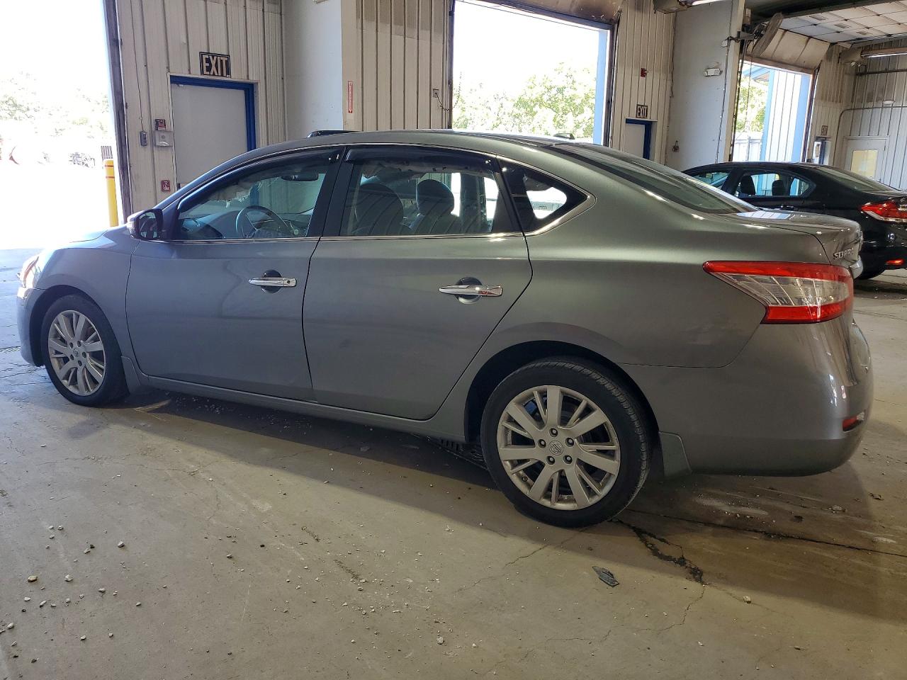 2015 Nissan Sentra Sl Gray vin: 3N1AB7AP9FY215249