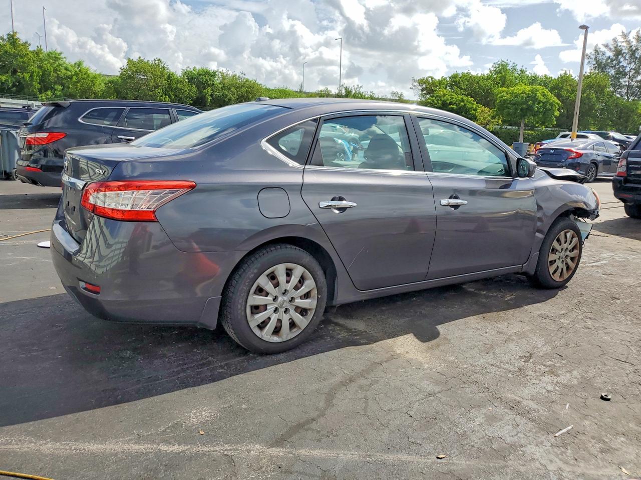 2015 Nissan Sentra Sv Charcoal vin: 3N1AB7AP9FY216286