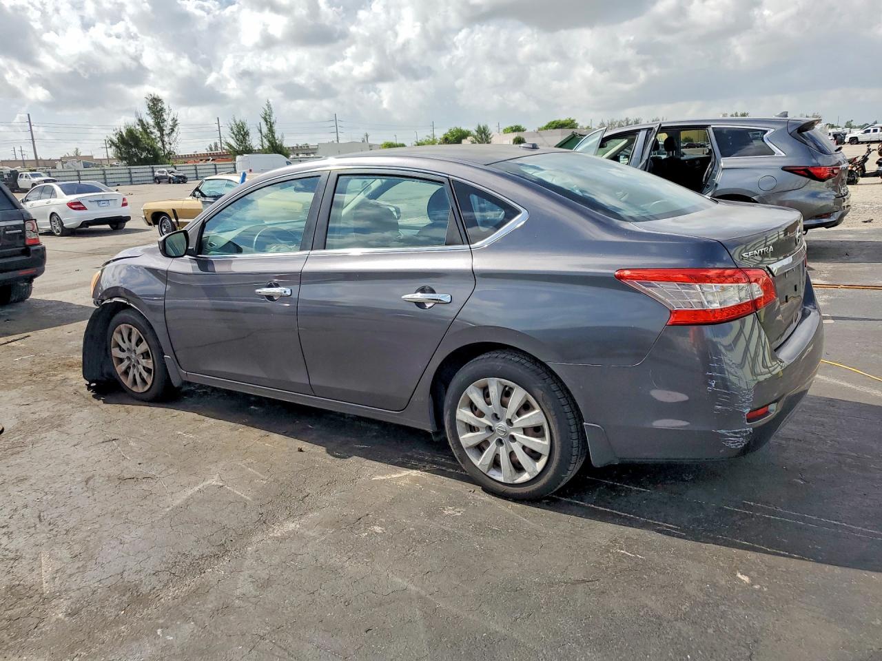 2015 Nissan Sentra Sv Charcoal vin: 3N1AB7AP9FY216286