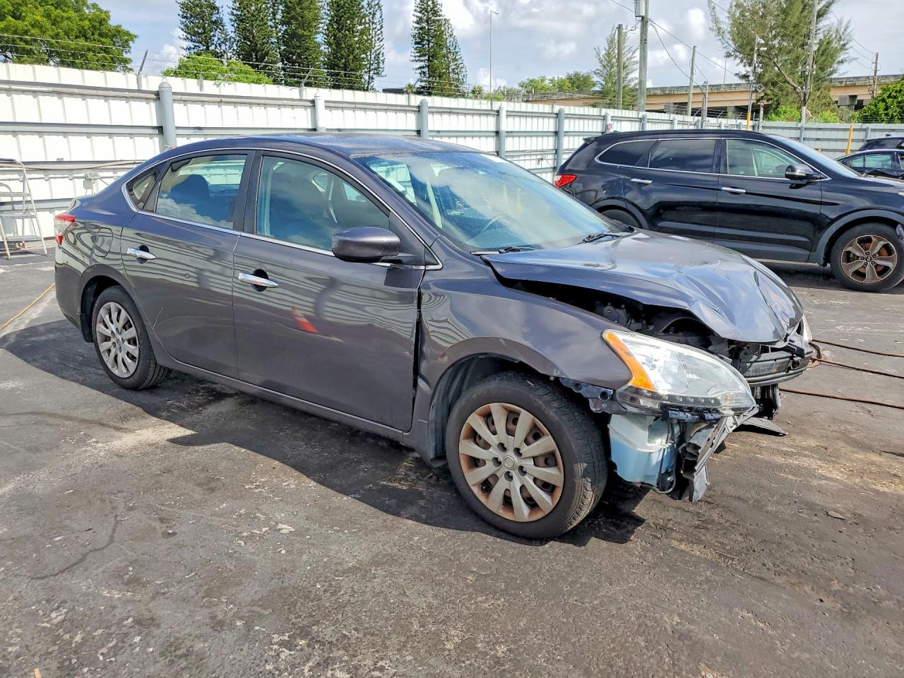 2015 Nissan Sentra Sv Charcoal vin: 3N1AB7AP9FY216286