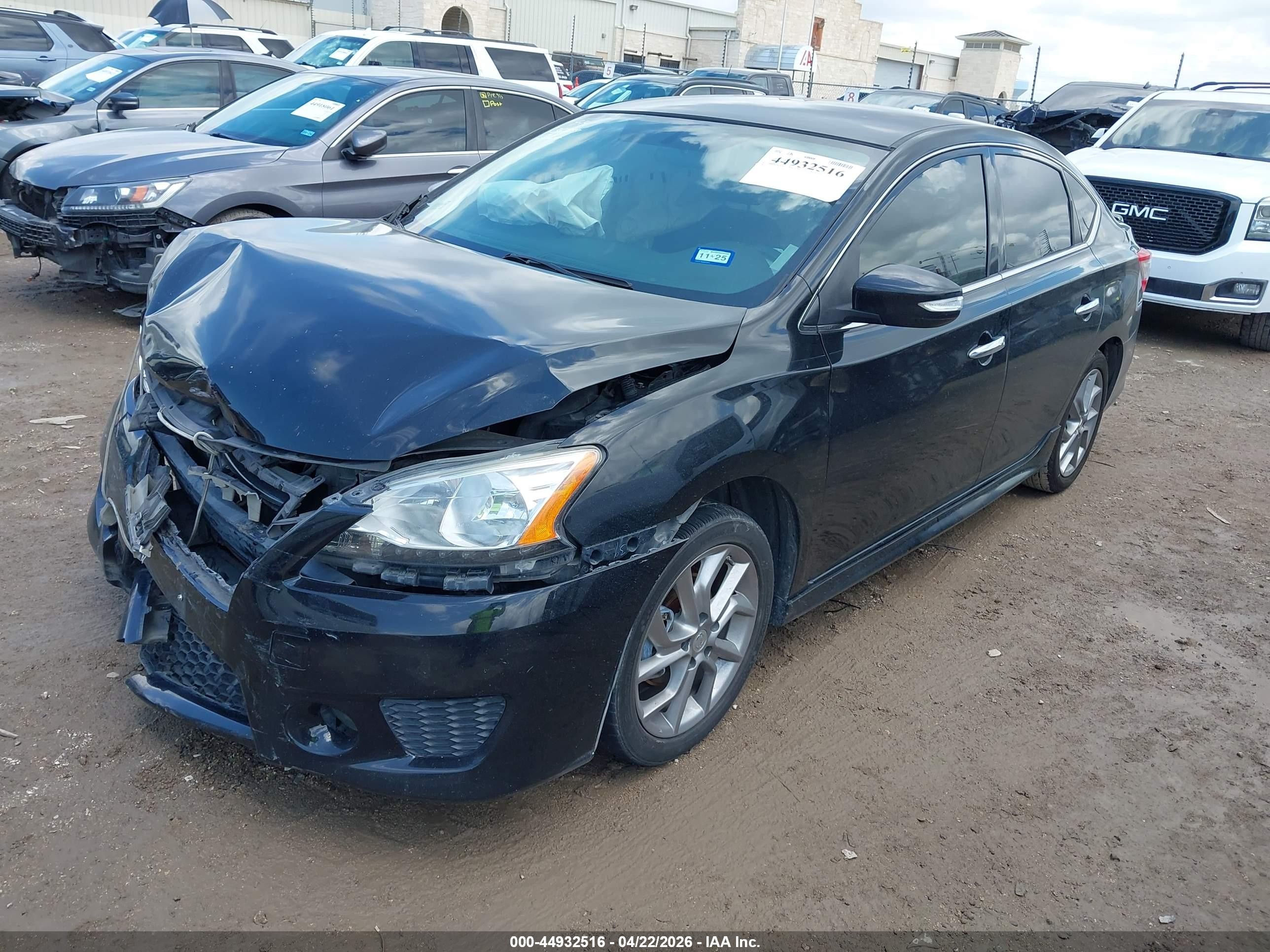 2015 Nissan Sentra Sr Black vin: 3N1AB7AP9FY219611