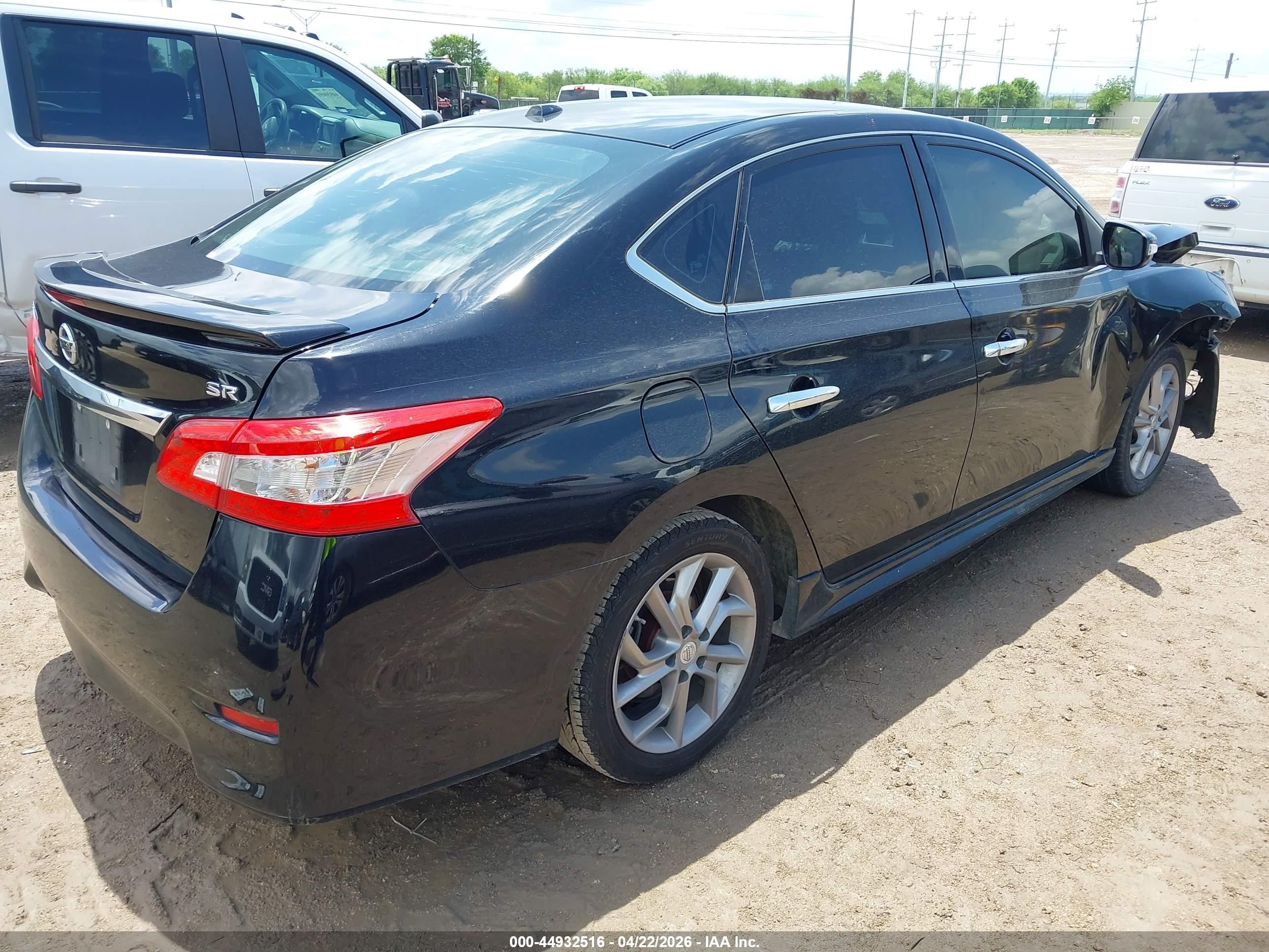 2015 Nissan Sentra Sr Black vin: 3N1AB7AP9FY219611