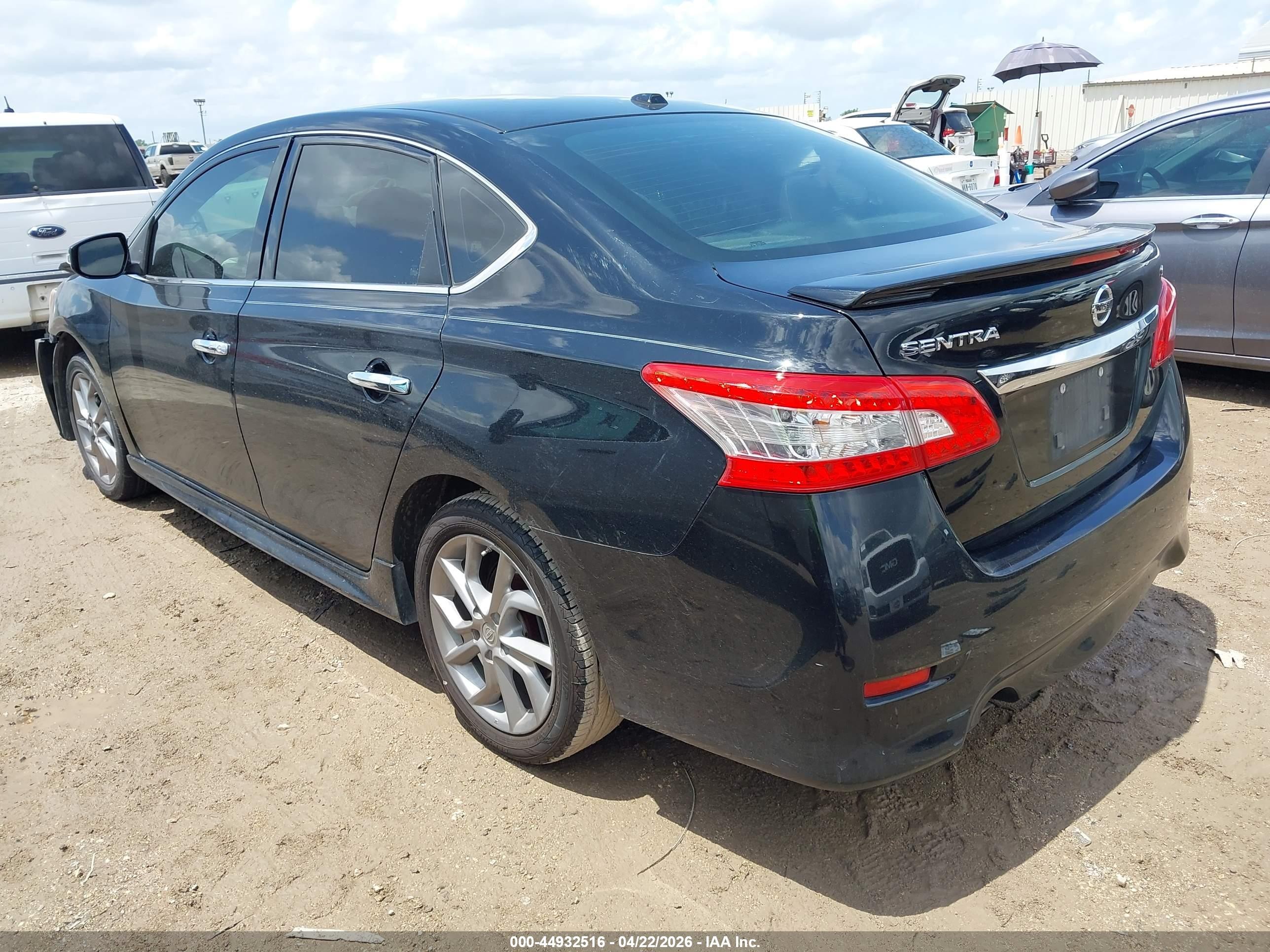 2015 Nissan Sentra Sr Black vin: 3N1AB7AP9FY219611
