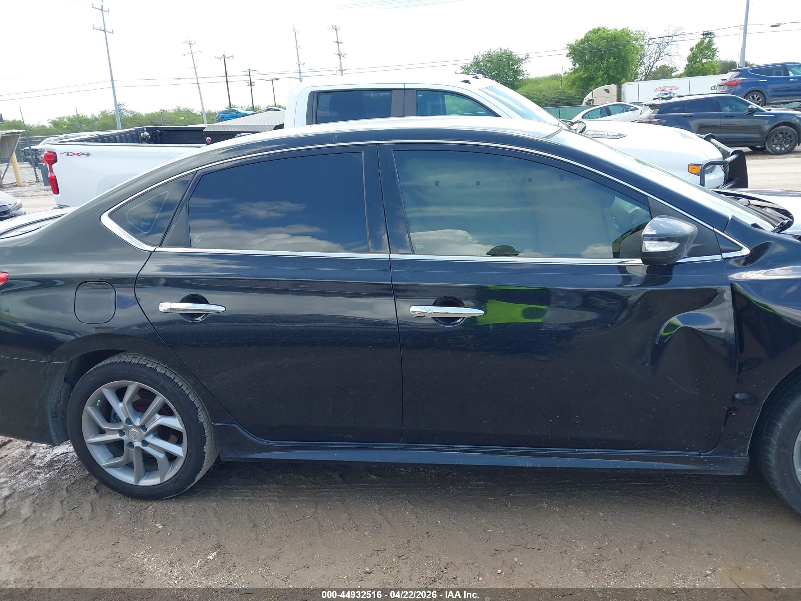 2015 Nissan Sentra Sr Black vin: 3N1AB7AP9FY219611