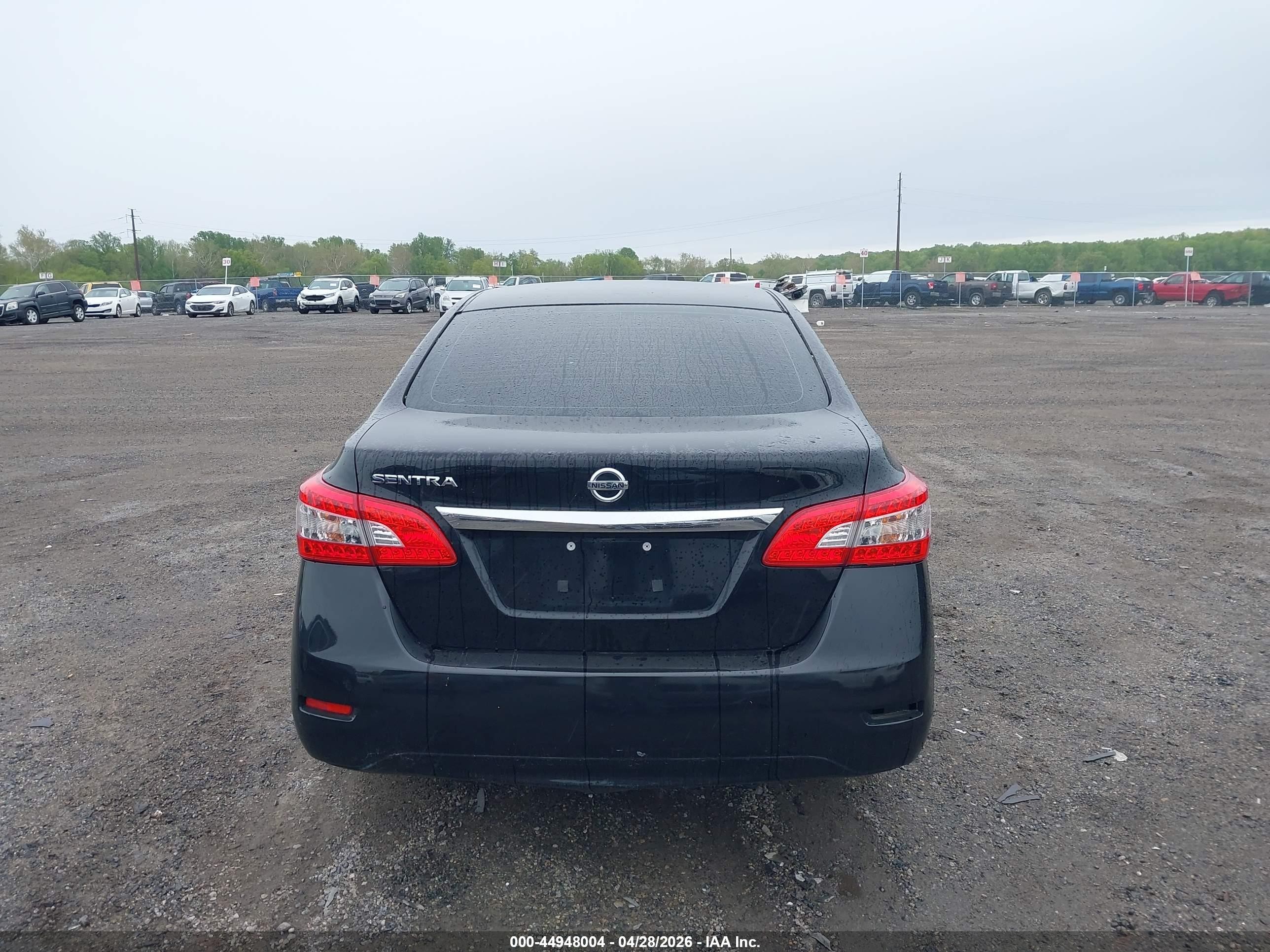 2015 Nissan Sentra S Black vin: 3N1AB7AP9FY223156