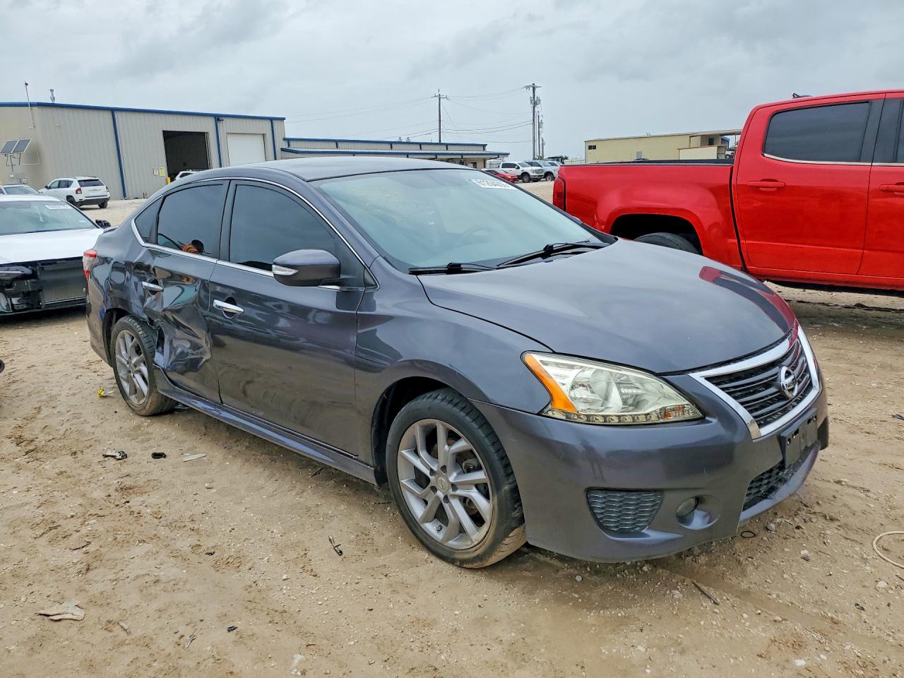 2015 Nissan Sentra Sr Серый vin: 3N1AB7AP9FY225389