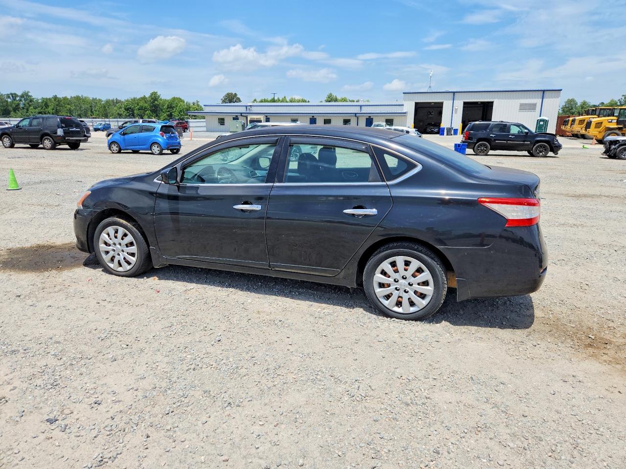 2015 Nissan Sentra S Black vin: 3N1AB7AP9FY227787