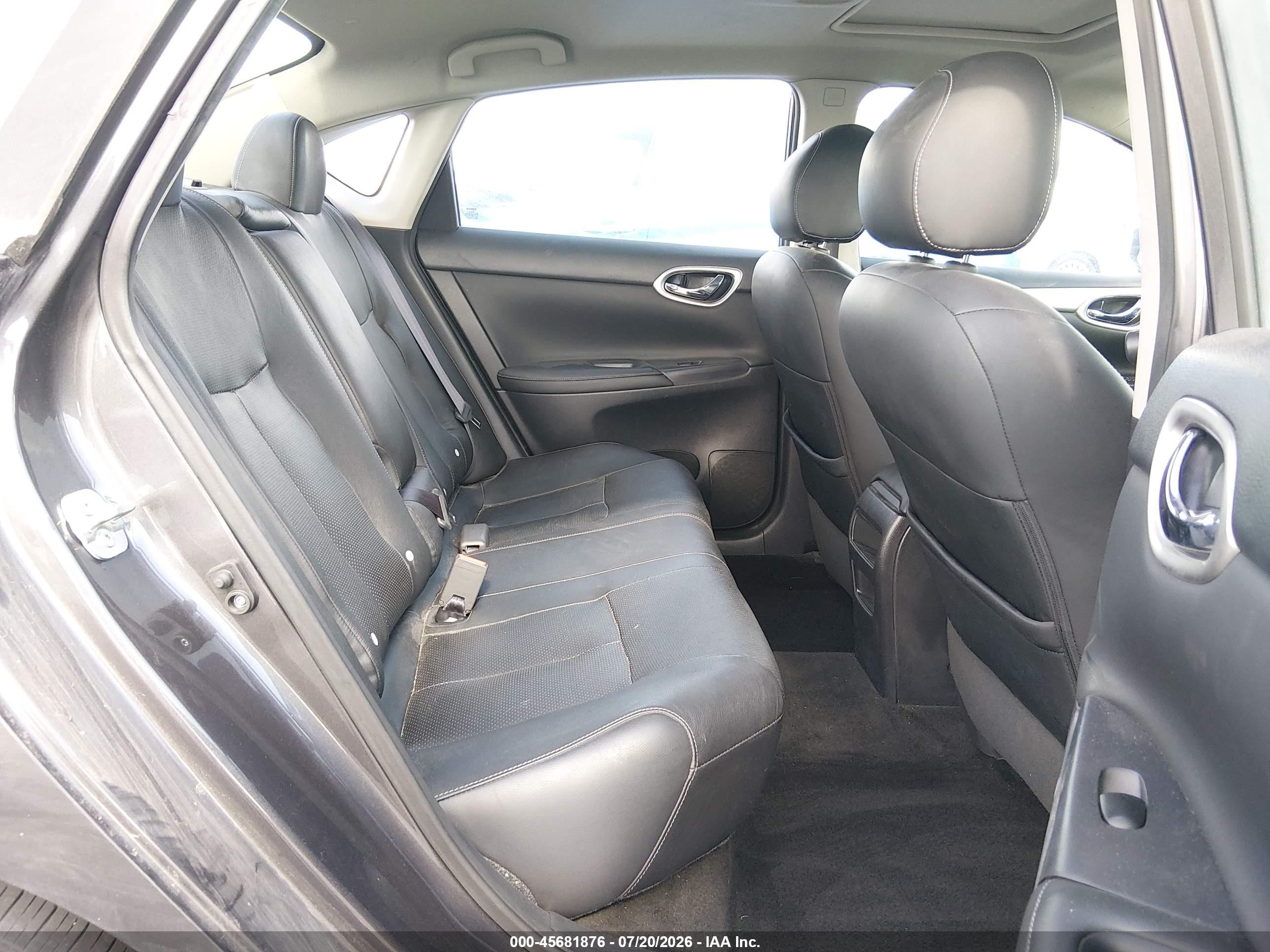 2015 Nissan Sentra Sr Gray vin: 3N1AB7AP9FY228423