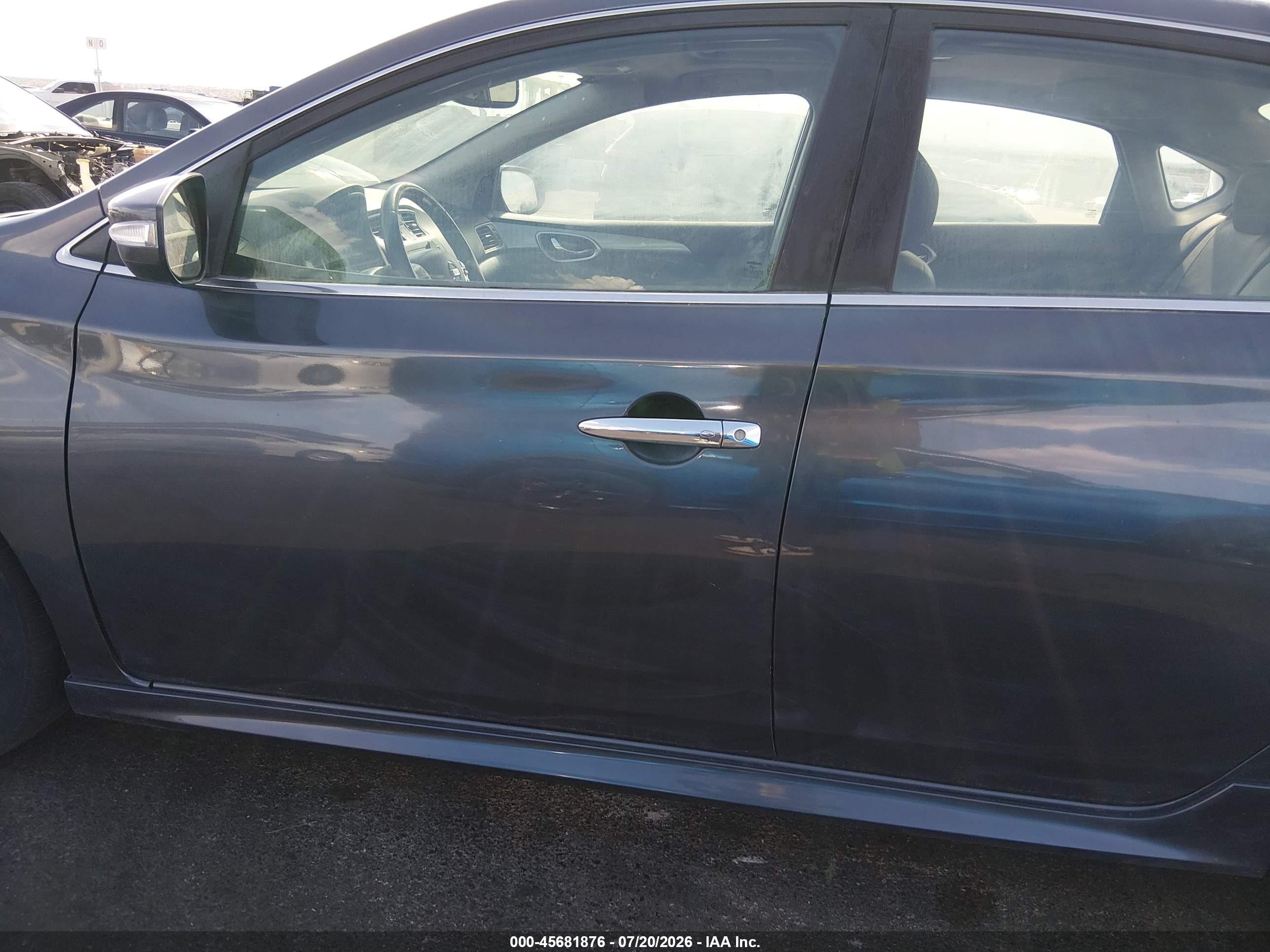 2015 Nissan Sentra Sr Gray vin: 3N1AB7AP9FY228423