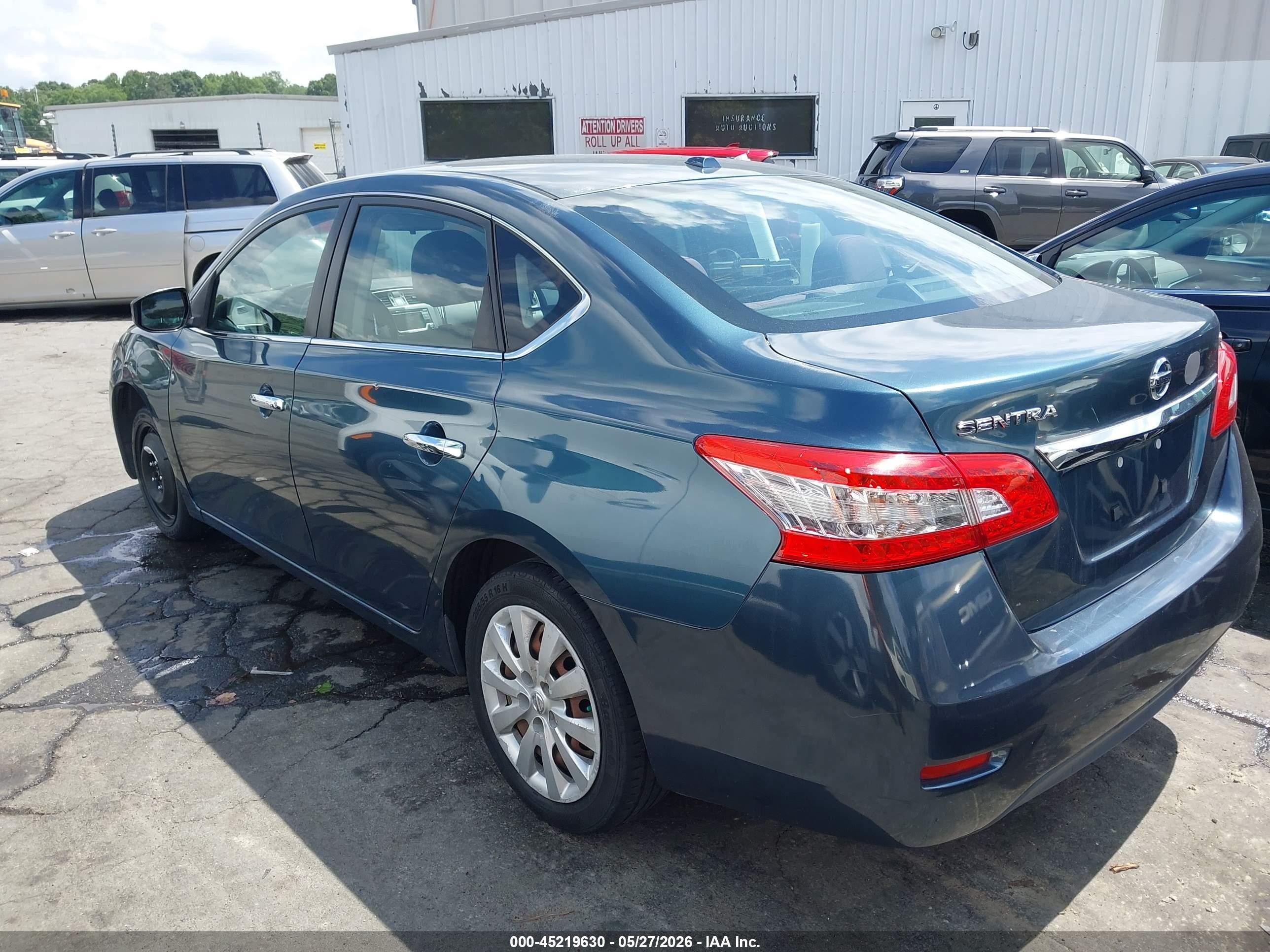 2015 Nissan Sentra Sv Green vin: 3N1AB7AP9FY230222