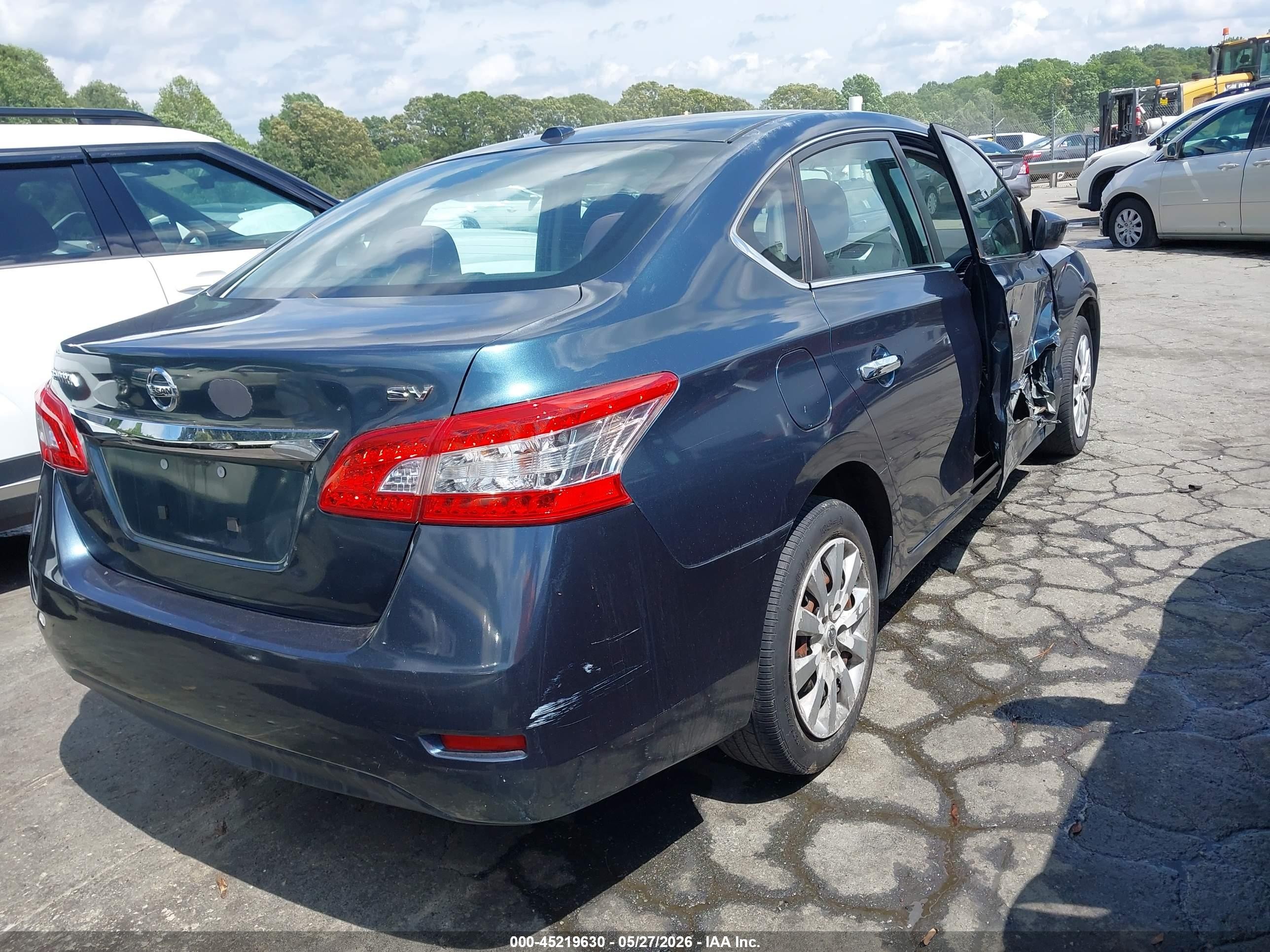 2015 Nissan Sentra Sv Green vin: 3N1AB7AP9FY230222