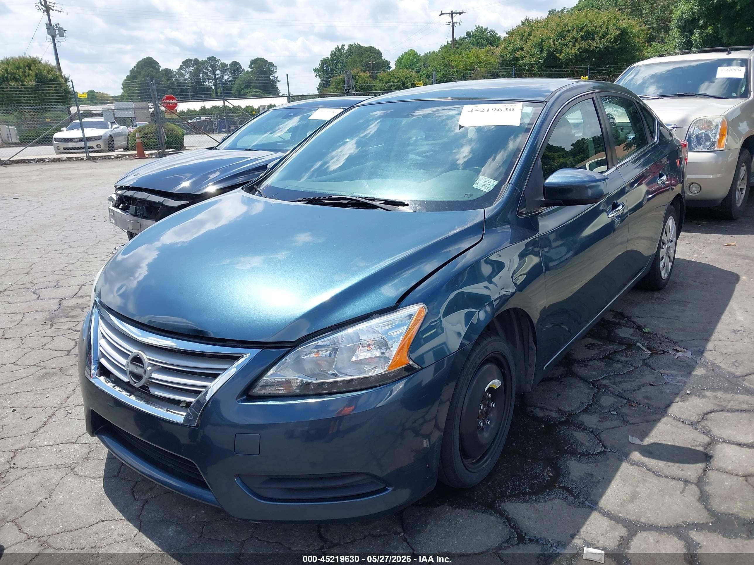 2015 Nissan Sentra Sv Green vin: 3N1AB7AP9FY230222
