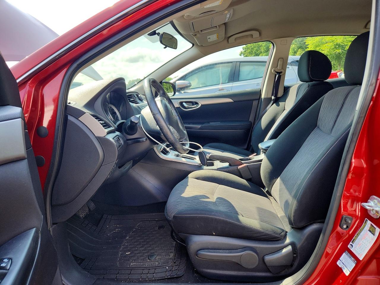 2015 Nissan Sentra Sv Red vin: 3N1AB7AP9FY233119