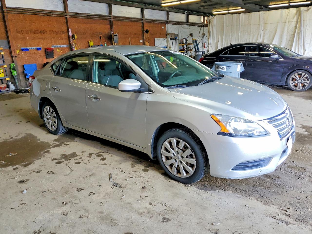 2015 Nissan Sentra S Silver vin: 3N1AB7AP9FY235100