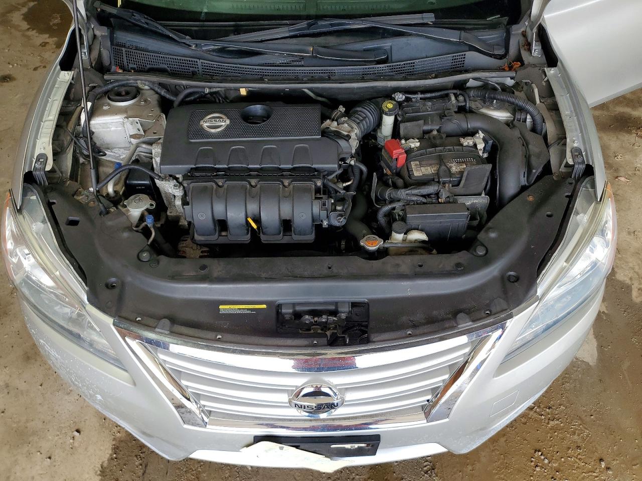 2015 Nissan Sentra S Silver vin: 3N1AB7AP9FY235100