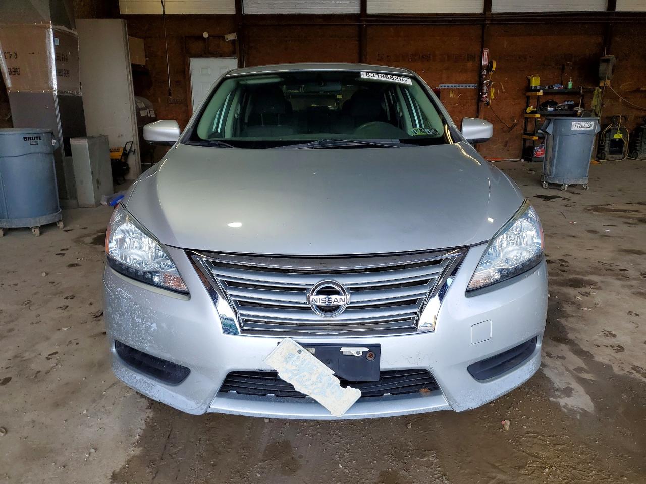 2015 Nissan Sentra S Silver vin: 3N1AB7AP9FY235100