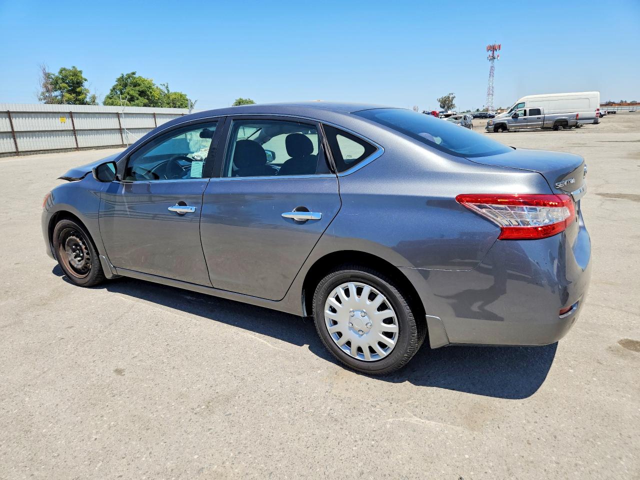 2015 Nissan Sentra S Серый vin: 3N1AB7AP9FY261857