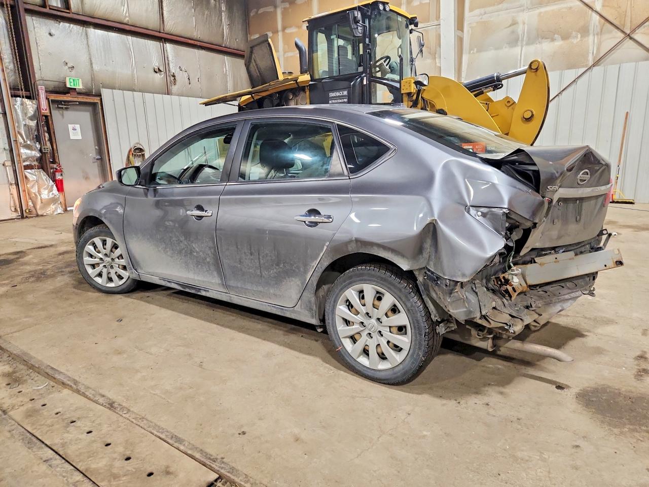 2015 Nissan Sentra Sv Серый vin: 3N1AB7AP9FY264855