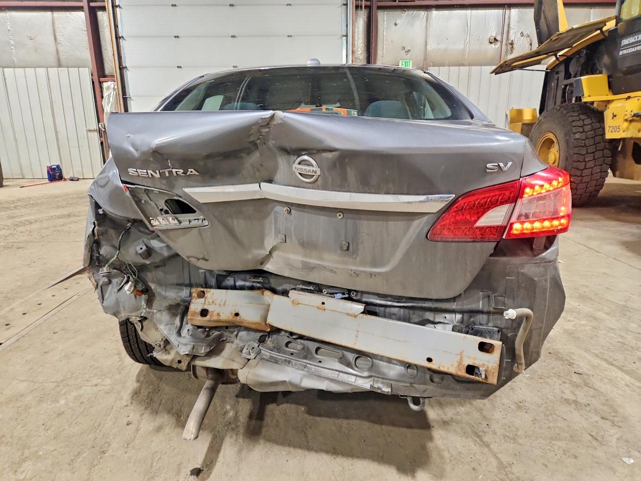 2015 Nissan Sentra Sv Серый vin: 3N1AB7AP9FY264855