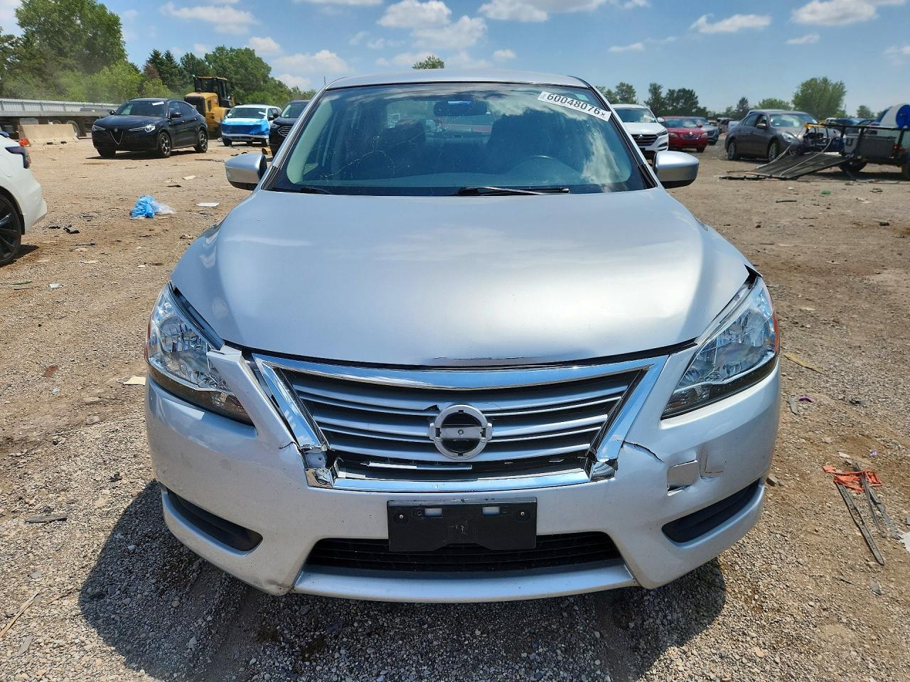 2015 Nissan Sentra Sv Silver vin: 3N1AB7AP9FY269263