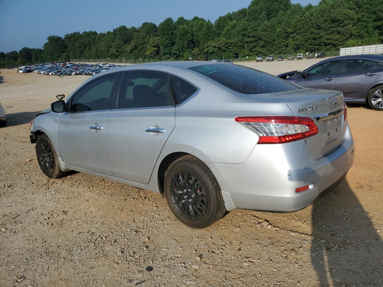 2015 Nissan Sentra S Silver vin: 3N1AB7AP9FY271191