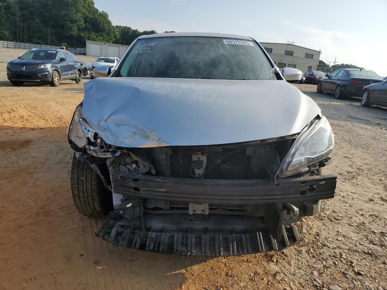 2015 Nissan Sentra S Silver vin: 3N1AB7AP9FY271191
