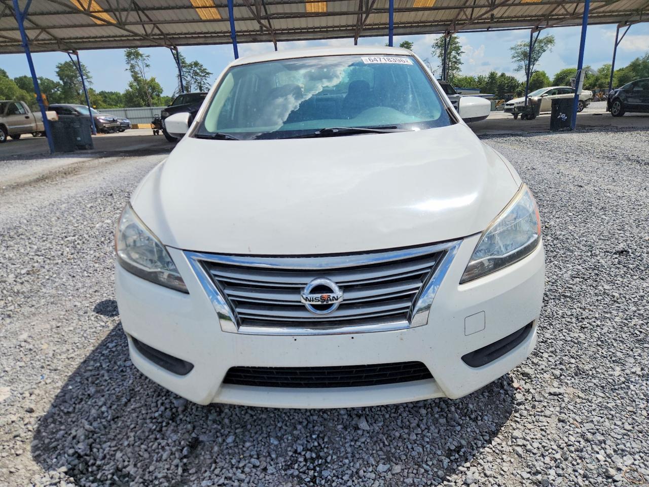 2015 Nissan Sentra Sv White vin: 3N1AB7AP9FY271563