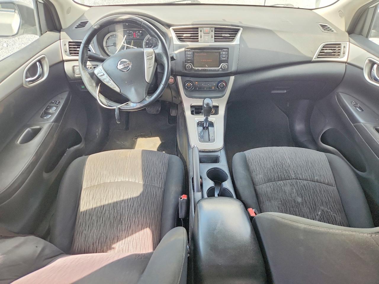 2015 Nissan Sentra Sv White vin: 3N1AB7AP9FY271563