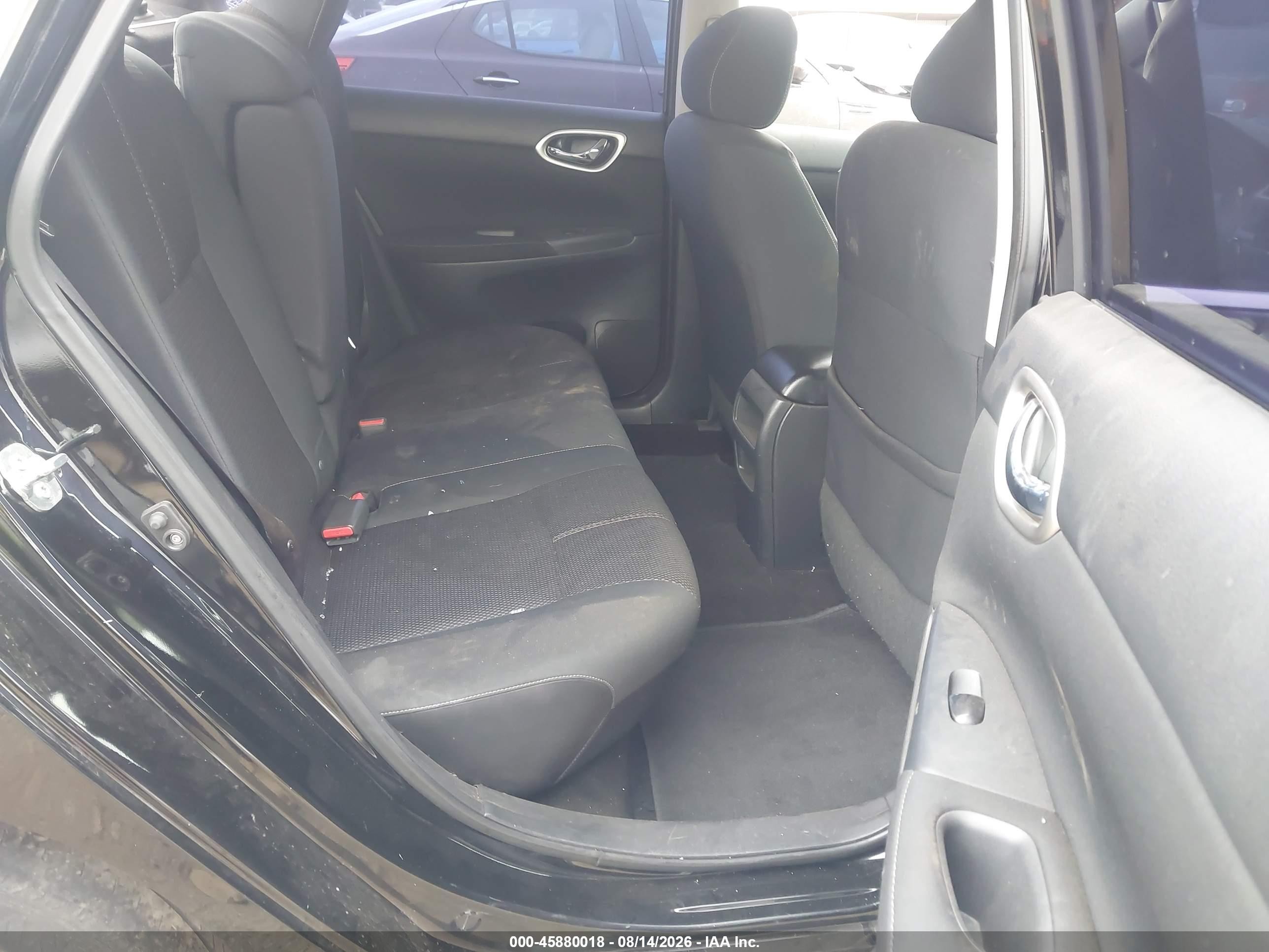 2015 Nissan Sentra S Черный vin: 3N1AB7AP9FY279193