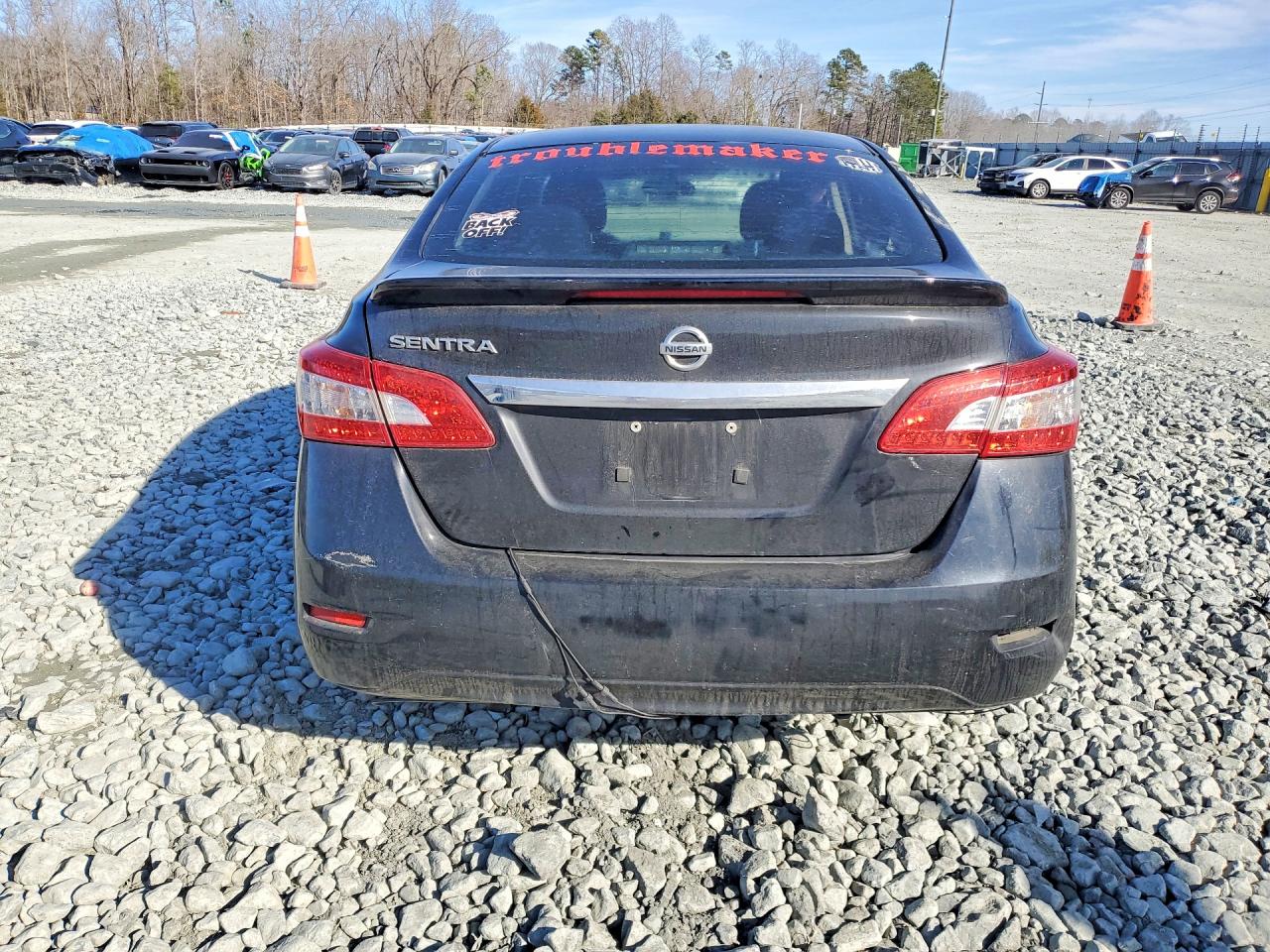 2015 Nissan Sentra S Синий vin: 3N1AB7AP9FY279744