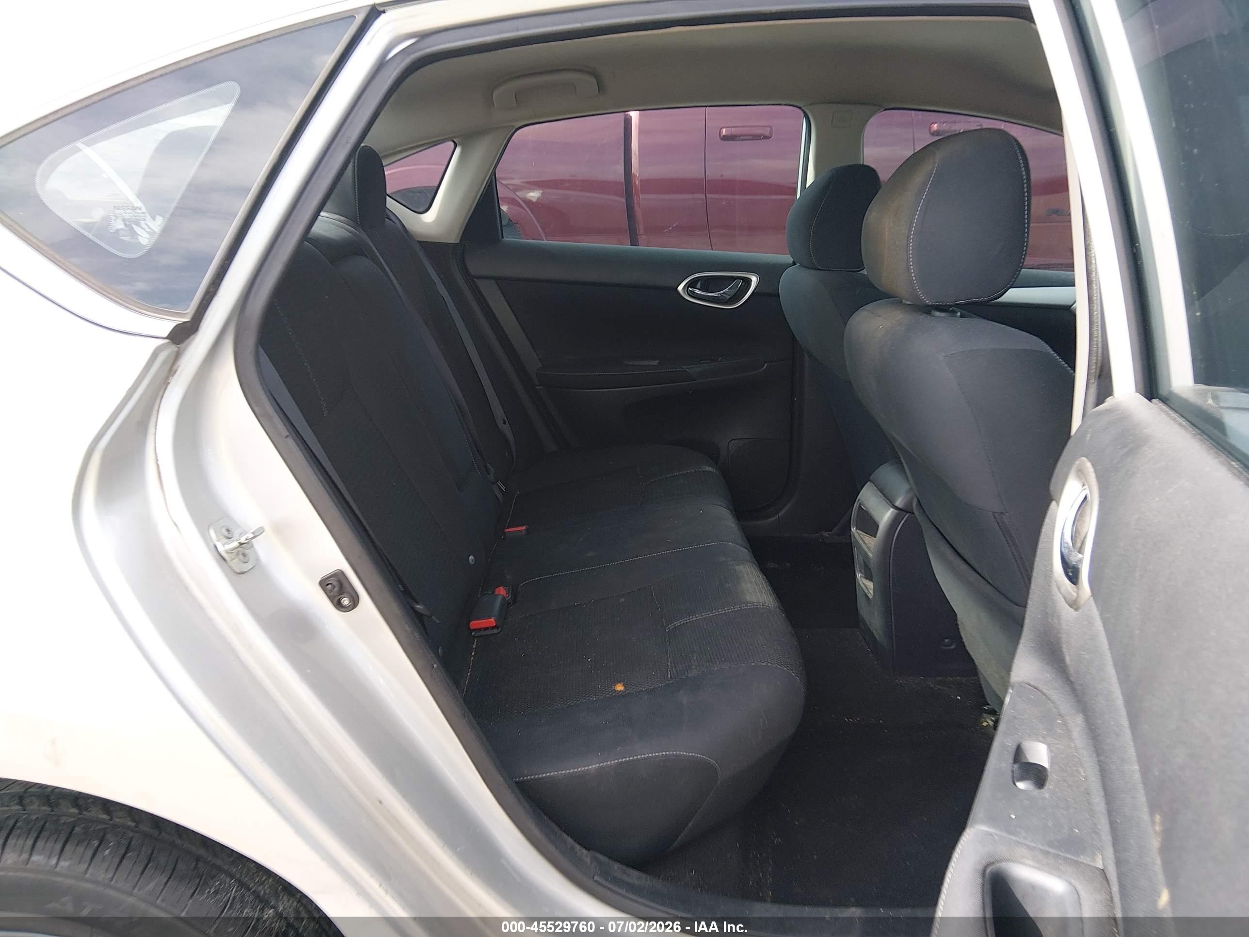 2015 Nissan Sentra S Silver vin: 3N1AB7AP9FY281137