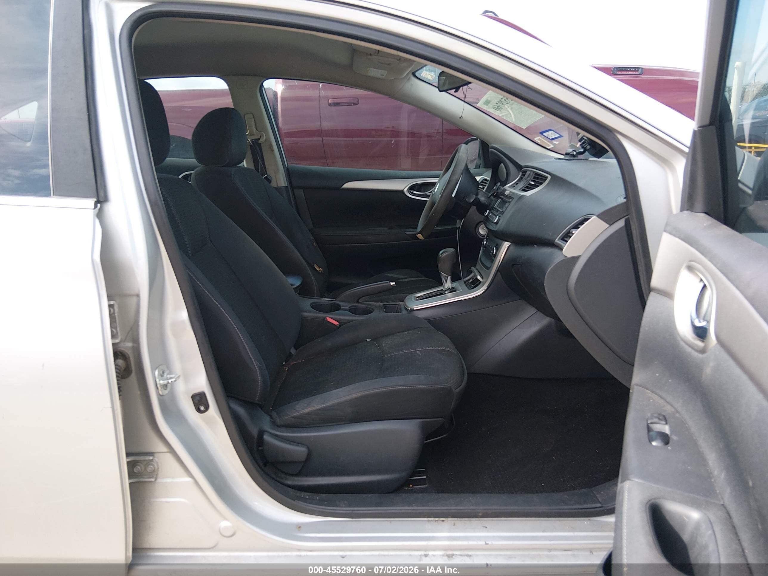 2015 Nissan Sentra S Silver vin: 3N1AB7AP9FY281137
