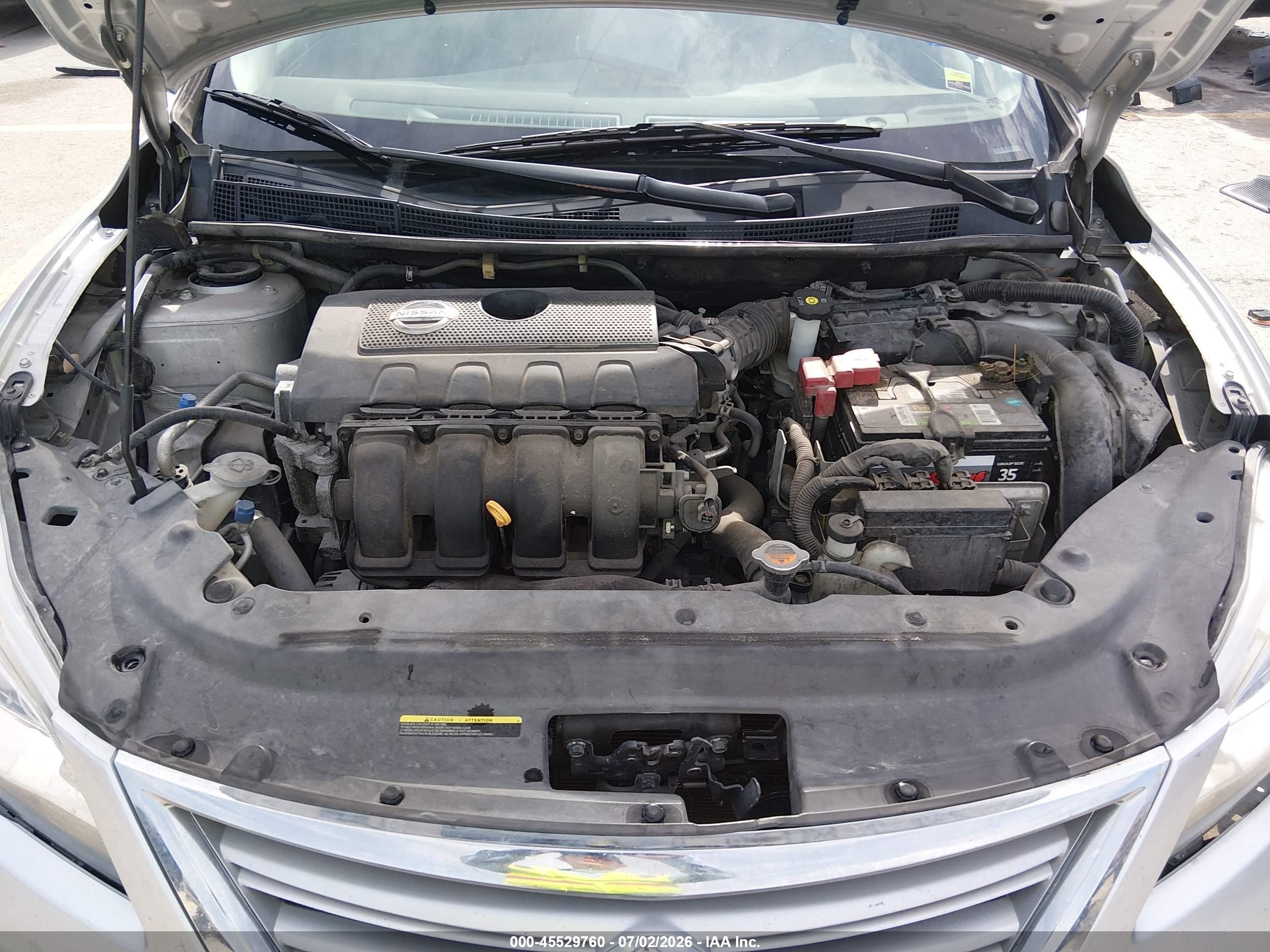 2015 Nissan Sentra S Silver vin: 3N1AB7AP9FY281137