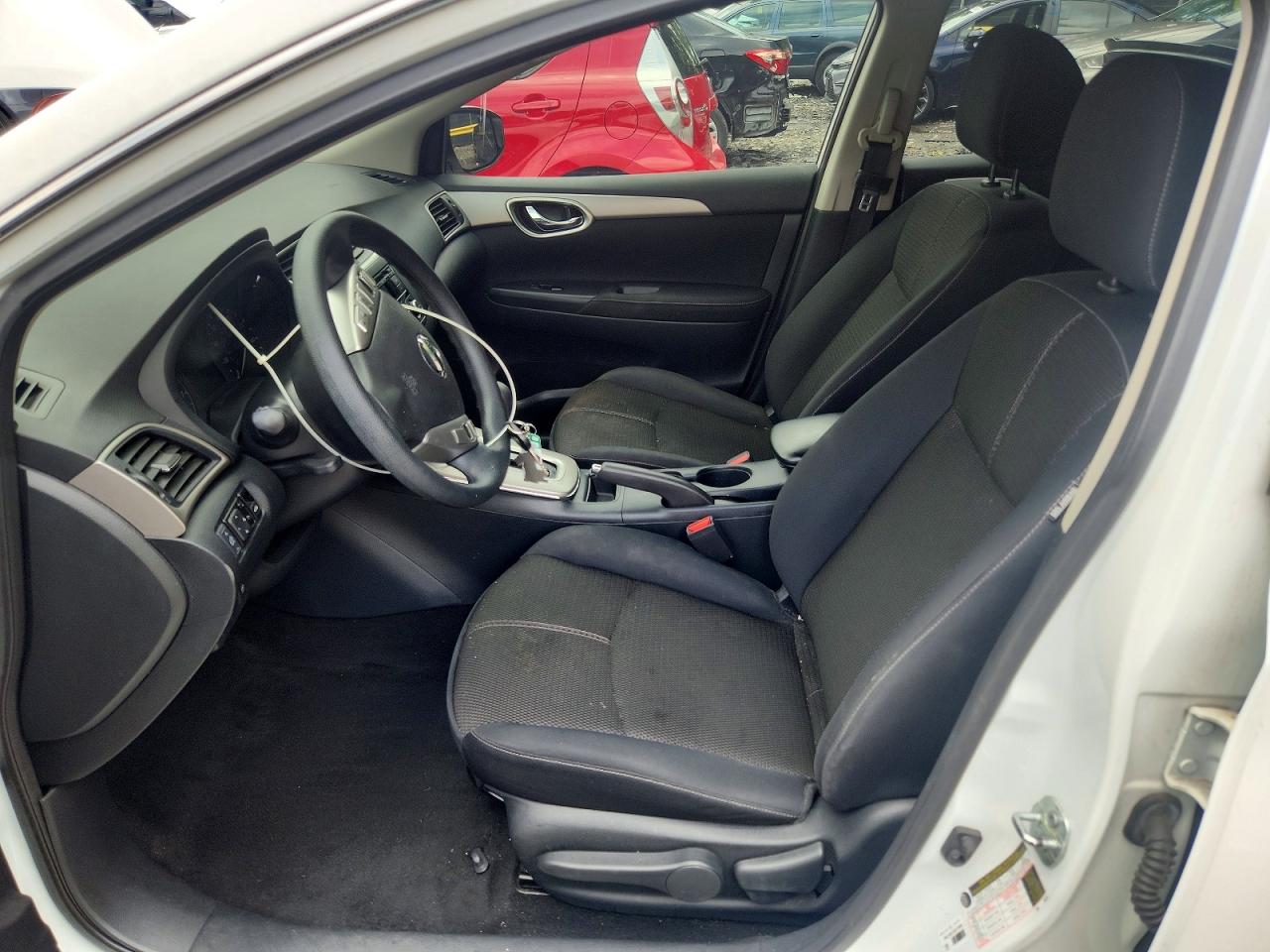 2015 Nissan Sentra S White vin: 3N1AB7AP9FY284975