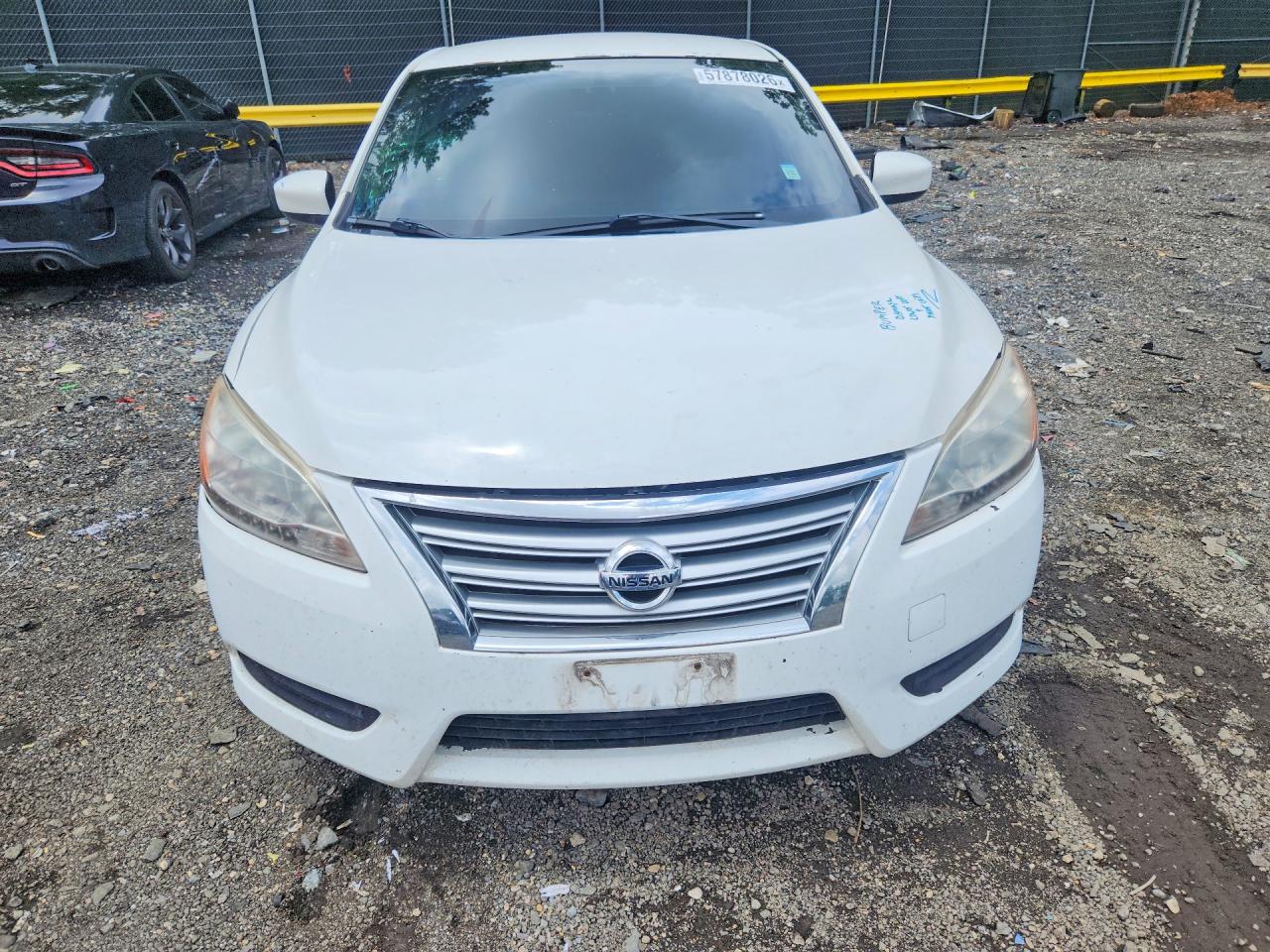 2015 Nissan Sentra S White vin: 3N1AB7AP9FY284975