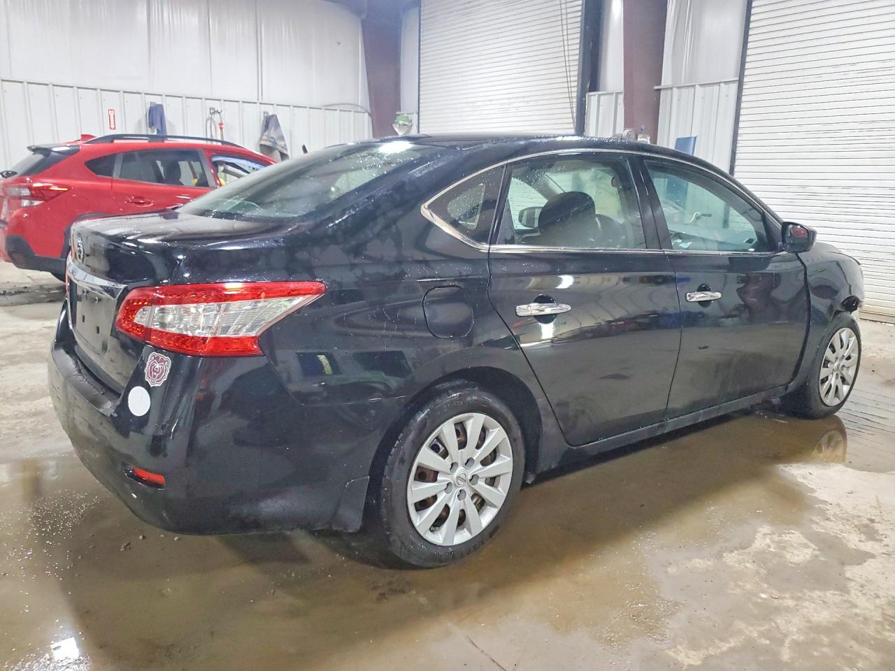 2015 Nissan Sentra S Black vin: 3N1AB7AP9FY290467
