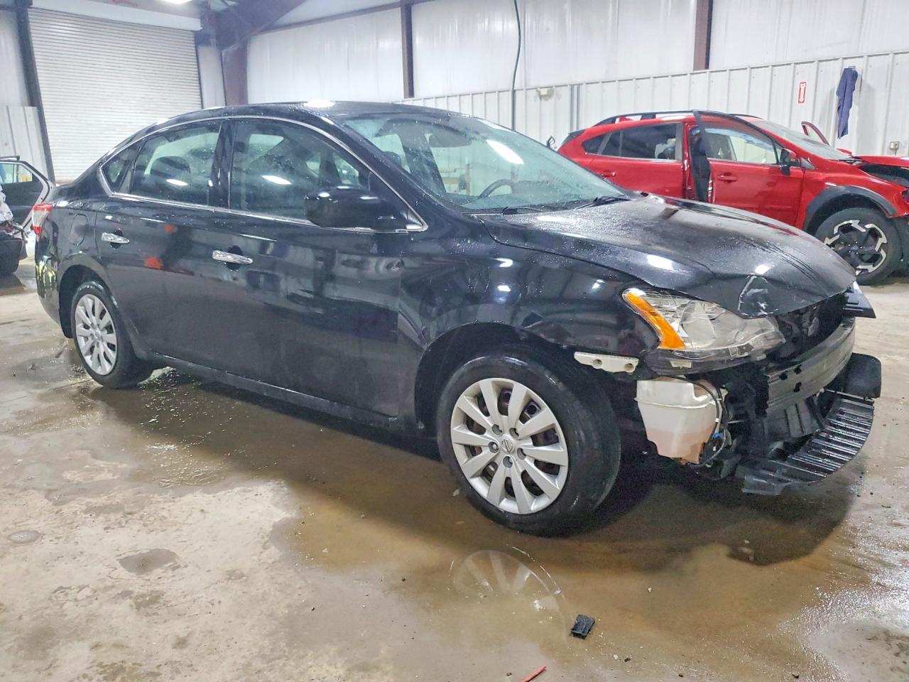2015 Nissan Sentra S Black vin: 3N1AB7AP9FY290467